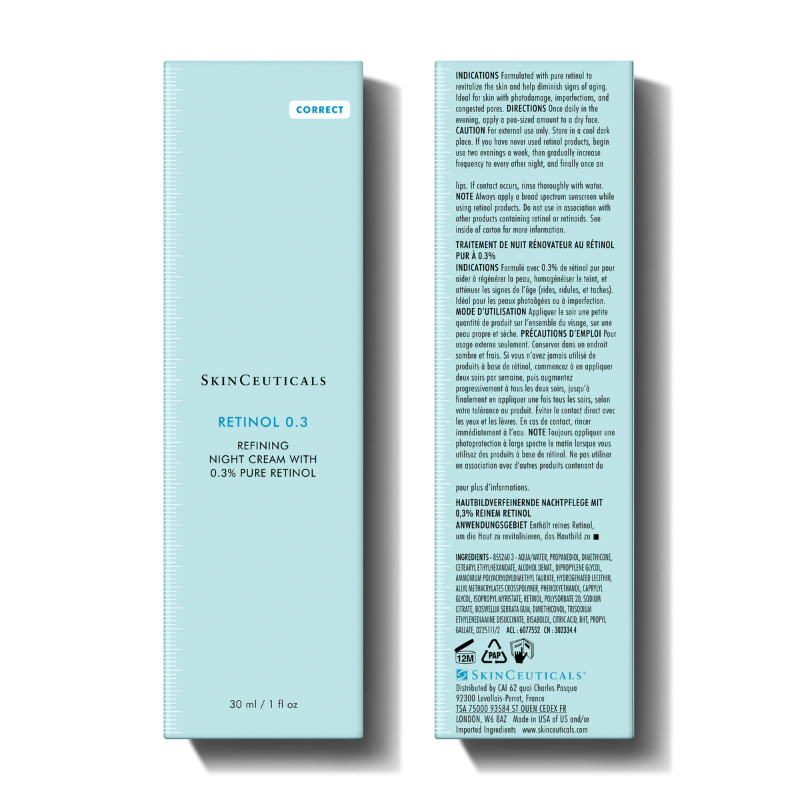 SkinCeuticals Retinol 0.3 Anti-Ageing Night Cream 30ml